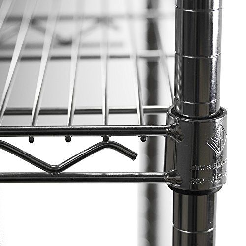 Shelving Inc. 24" D X 24" W X 64" H Chrome Wire Shelving With 5 Shelves #TOP2