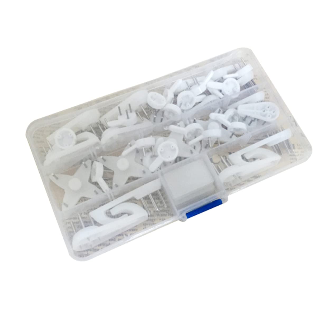 VILLCASE 1 Set Invisible Screwless Wall Hanging Decoration Picture Frame Nail Hook Hanger Wall Clothes Rack Traceless Invisible Wall Nails Hardwall Peg White Stainless Steel Plasterboard