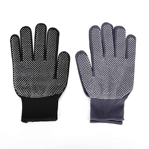 Image of Sports PVC DOTED Cotton Gloves halp for Cricket Bating and Full grriping in bat Hand he is incris for Bating (Pair Multicolour)