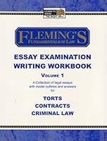 Fundamentals of Law Essay Examination Writing Workbook - Vol. 1 1932440585 Book Cover