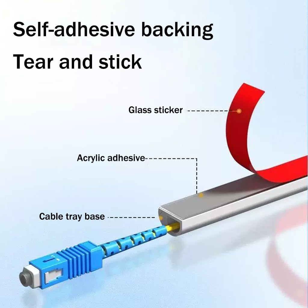 Protector De Cables De Doble Capa De PVC Blando, Escondecables Autoadhesivo para TV Montada En Pared, Reemplazo Fácil De Cables/Fácil De Desenrollar(10M)