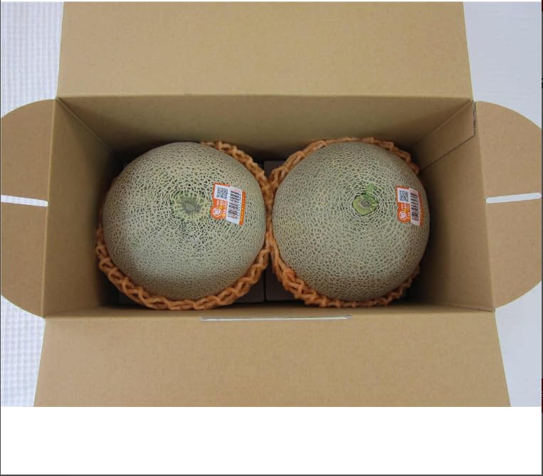 Amazon.co.jp: JA茨城旭村 クインシーメロン（赤肉） 秀品 大玉4L