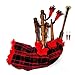 Mini bagpipe Rosewood Mac-donald cover & cord Starter playable for beginner kids junior set comes with free 2 reeds and instruction