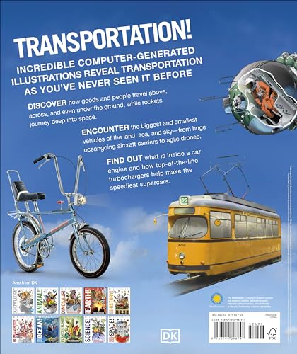 Transportation!: Cars, Trains, Ships and Planes as You've Never Seen Them Before (DK Knowledge Encyclopedias) - Image 2