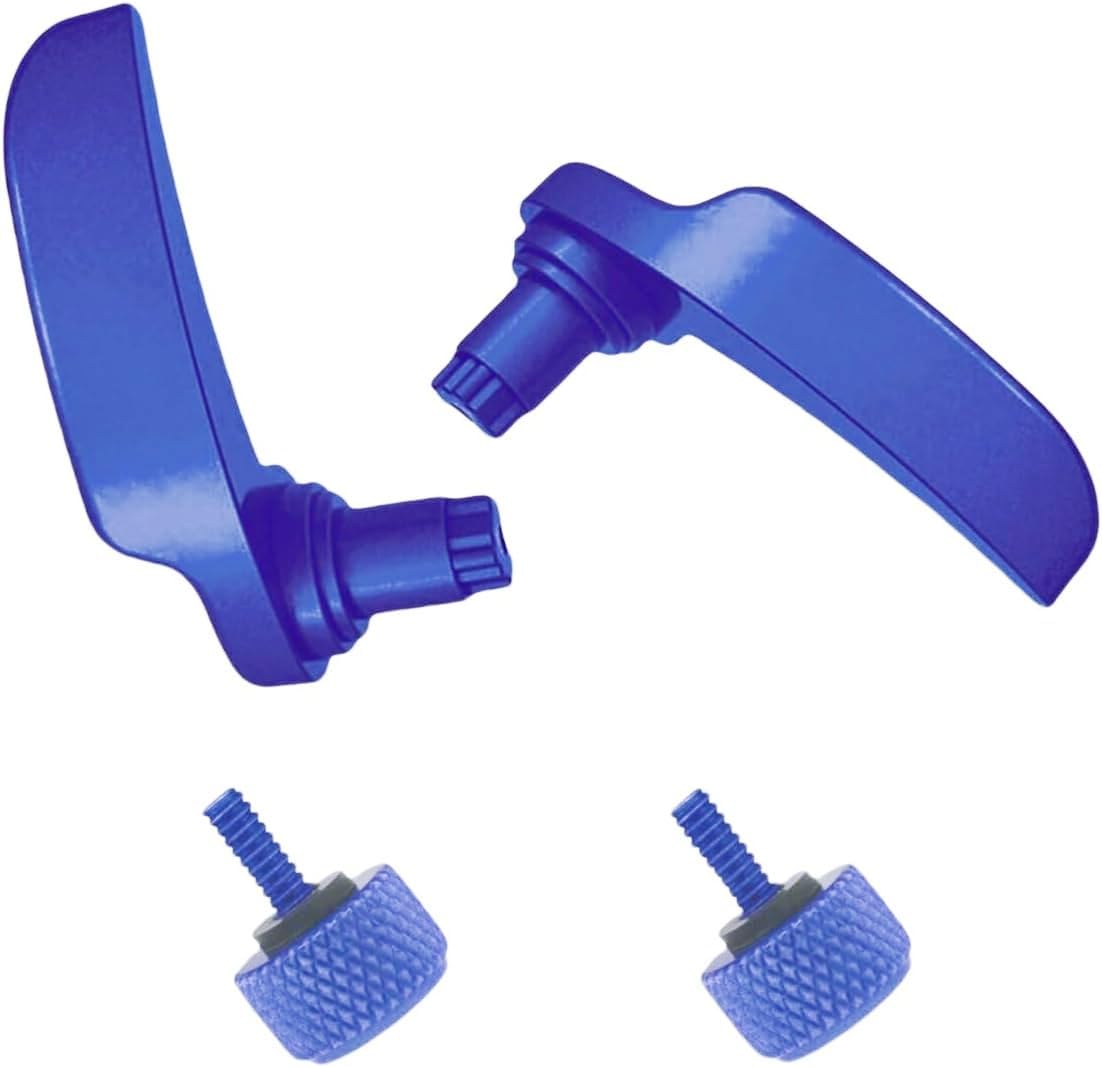 Blue Saddlebag Latch Kit Saddle Bag Latches Lifter & 2PC Seat Bolt Screw for Harley Touring Street Glide, Road Glide, Electra Glide, Road King, Ultra Limited, FLHR FLHT FLHX FLHTK 2014-2025