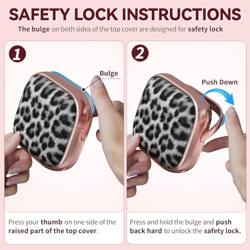 Image of Inesore for AirPods 4 Case Cover 2024 with Lock-Black Jaguar | Two-Piece Design,with Gold Keychain & Cleaning Pen,Support Wireless Charging,Cute Luxury Case for Women Girly
