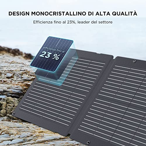 ECOFLOW Pannello Solare Portatile 110W per