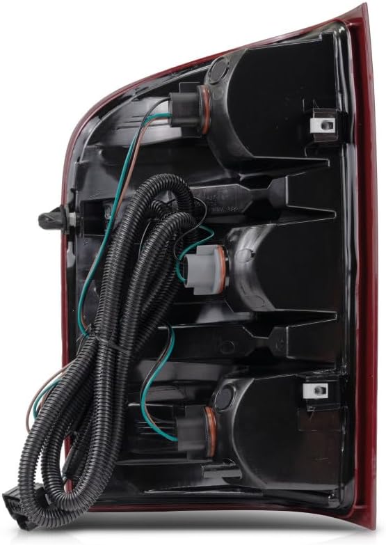 CarLights360: For 2011 2012 2013 2014 Chevy Silverado 2500 HD Tail Light Assembly Passenger Side w/Bulbs DOT Certified Replacement for GM2801207