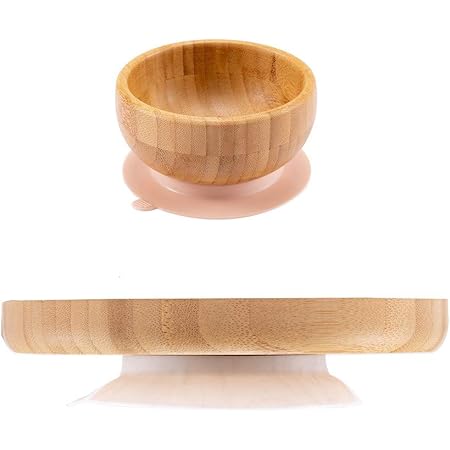 Assiette Pour Bebe Avec Ventouse Stabilisation Du Assiette Par Ventouse Bambou Naturel Amazon Fr Bebes Puericulture