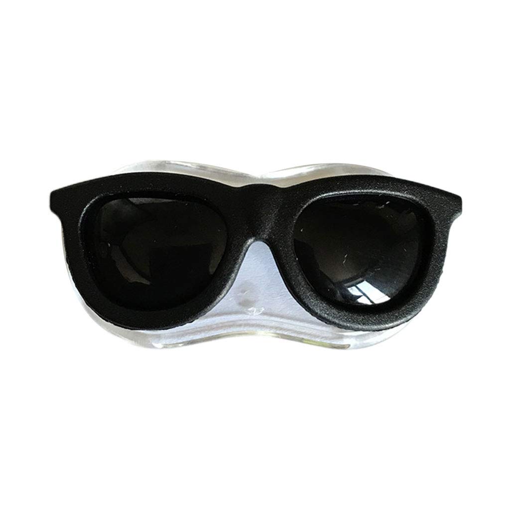 Sakeiou Black Magnetic Eyeglass Holder Sunglass Glasses Reader Rest Hook Sunglasses Hang Clip Magnetic Eyeglass Holder