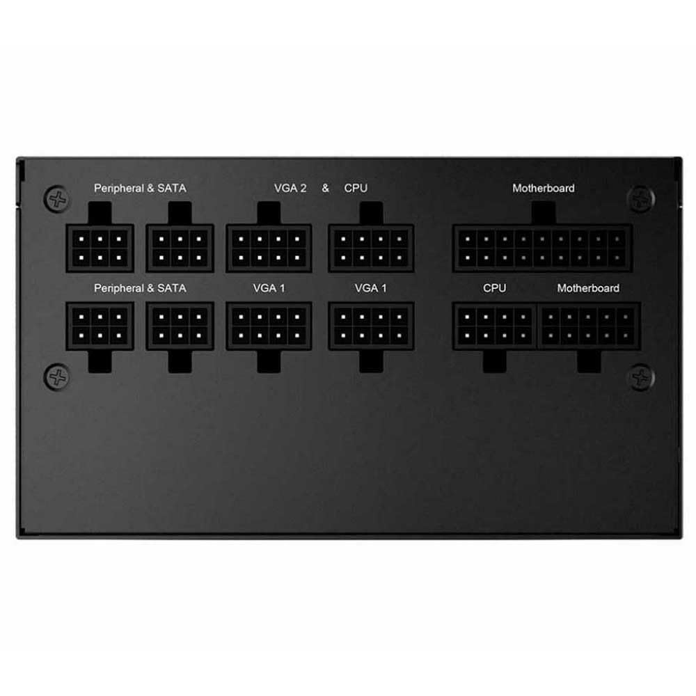 MSI MPG A750GF Bloc d'alimentation, Prise EU, 750W, Certifié 80 Plus Gold, PSU ATX Entièrement Modulaire, Support GPU 3 x 6+2 Pin, Condensateurs Japonais 105°C, Câbles Noirs Plats - Garantie 10 Ans