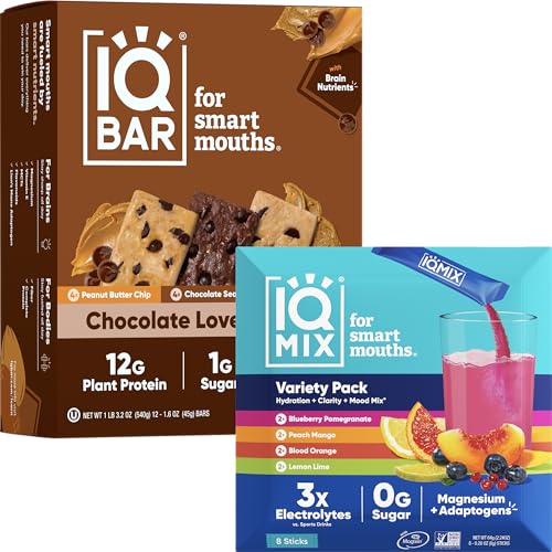 IQBAR Barras Proteicas Keto Brain and Body - Variedad Chocolate 12 unidades miniatura 1