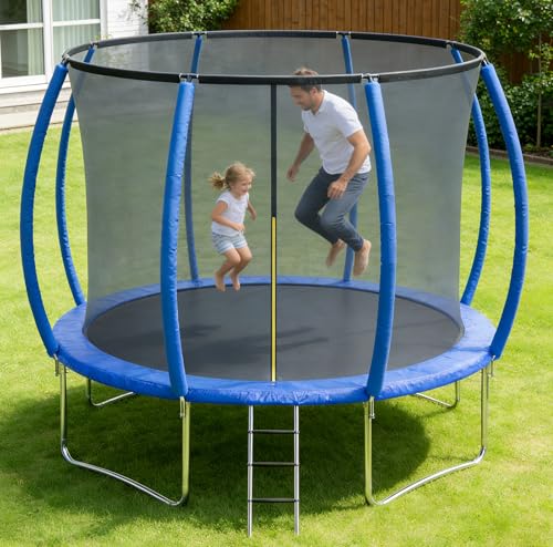 12FT Trampoline Outdoor with Enclosure