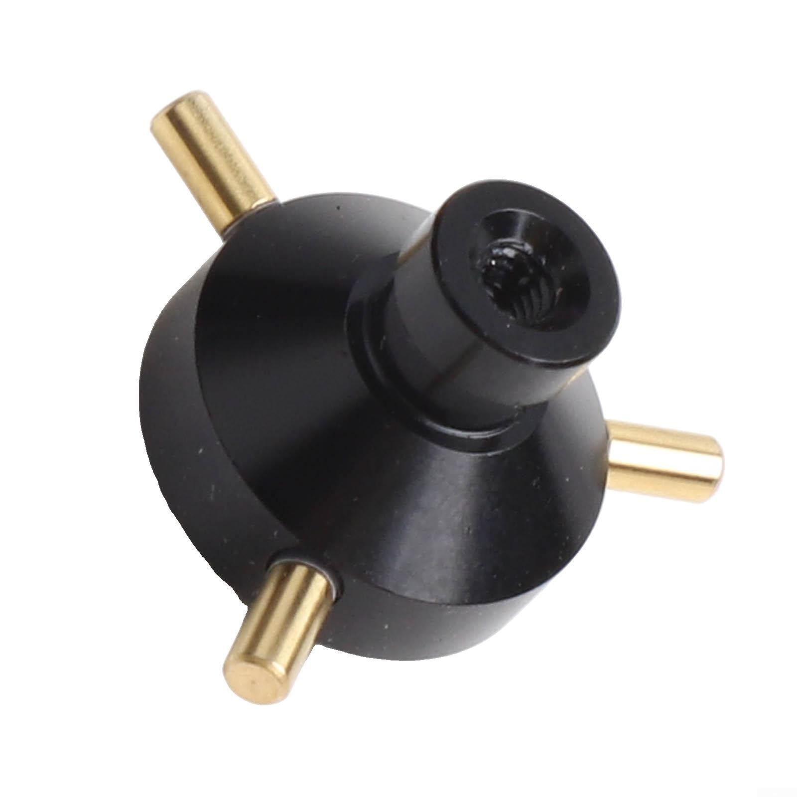 Kantentaster für CNC-Systeme, V6 3D-Kontakttaster mit Antiroll-Design, für 6-mm- und 4-mm-Spitzen, Zubehör aus Aluminiumlegierung