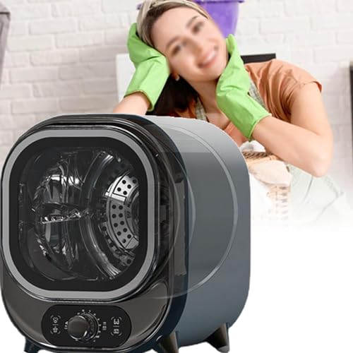 Tumble Dryer,Clothes Dryer Machine, Portable Condenser Tumble Dryer, Vented Dryers, Portable Clothes Dryer, Small Tumble Dryer Condenser, with 0.8kg Load Capacity,D-110V
