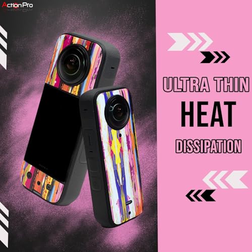 Image of Action Pro Camera Waterproof Skin Compatible with Insta360 X3 Action Camera (Pink)