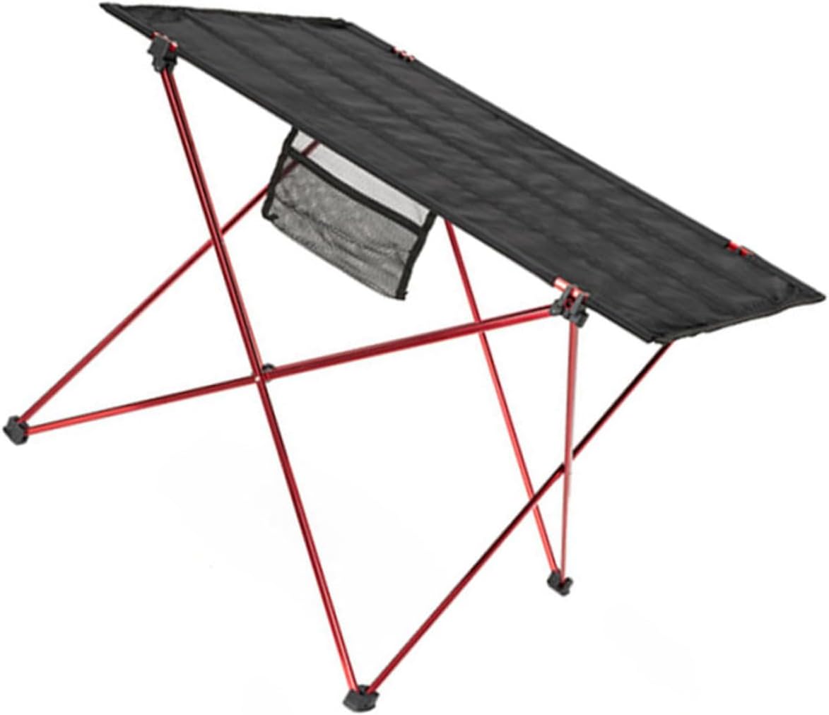 Uonlytech Portable Folding Camp Table Outdoor Small Aluminum Picnic Table Lightweight Carrying Bag for Camping Beach Hiking