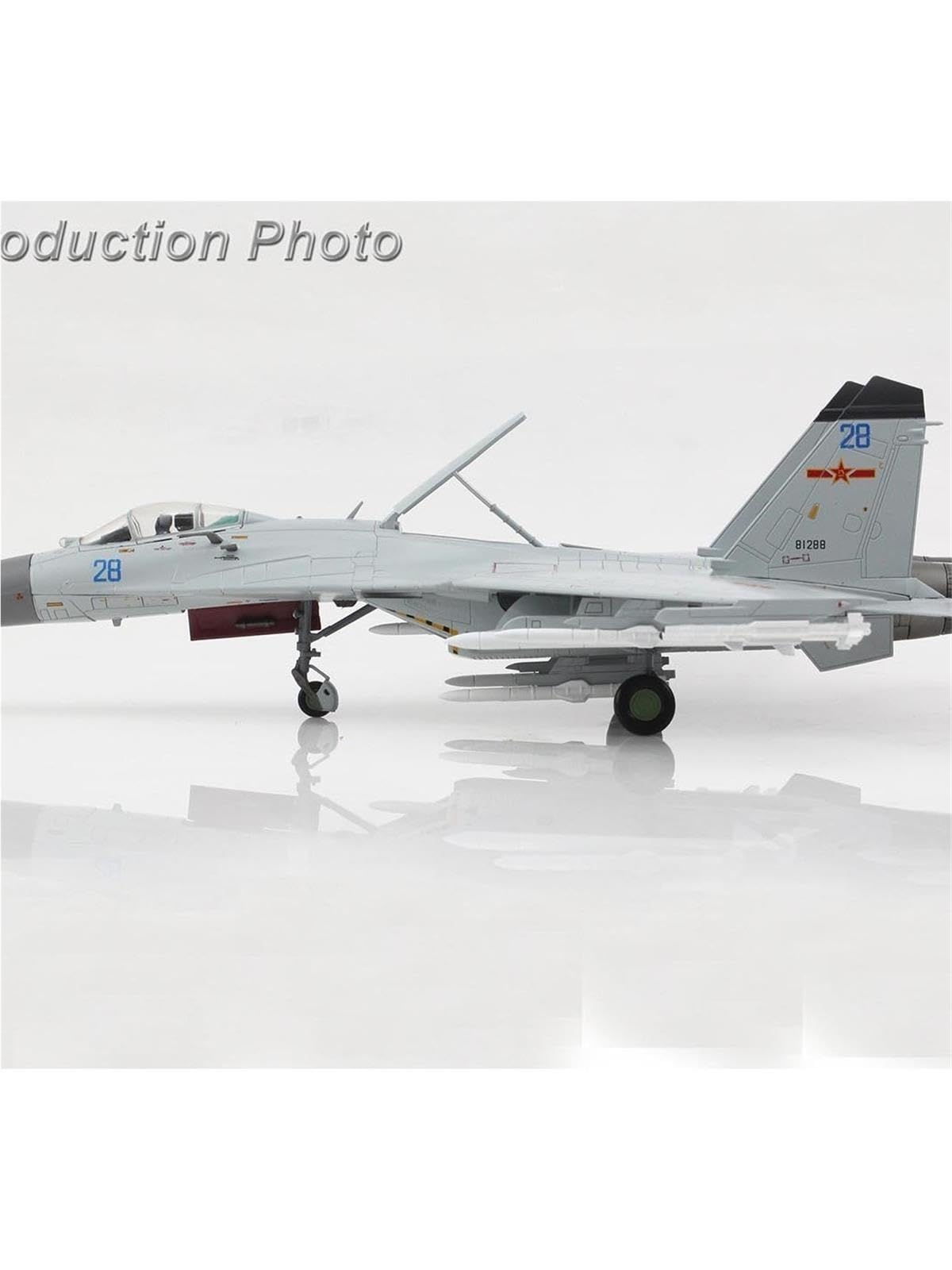 aerei a reazione Aereo da caccia J-11BGH J-11 in scala 1:72, lega blu 28 Planaf regali per piloti