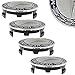 Lovemicar Lot de 4 cache-moyeux de roue de voiture pour M-ercedes B-enz, 75 mm, ABS et aluminium, bleu, TT-BZ-Bleu-75, Taille unique