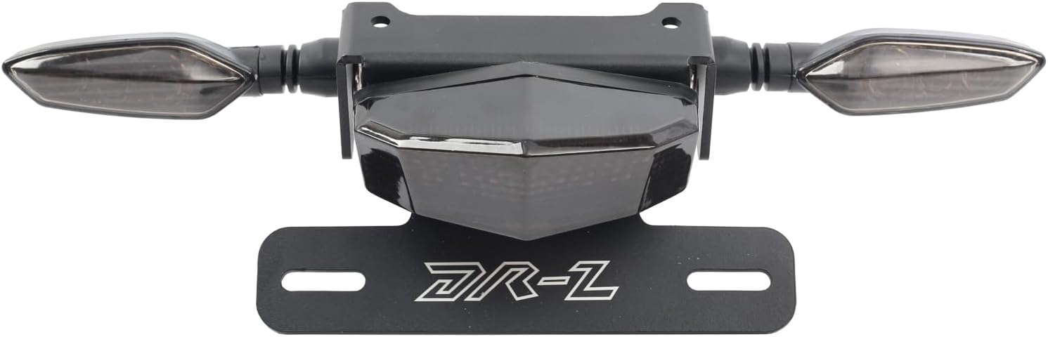 Tail Tidy Kit for DRZ400 DRZ400S DRZ400SM DRZ400E 2000-2024 2025. Fender Eliminator Kit equipped License Plate Holder and Brake Light & Turn Signals LIghts (Smoke)