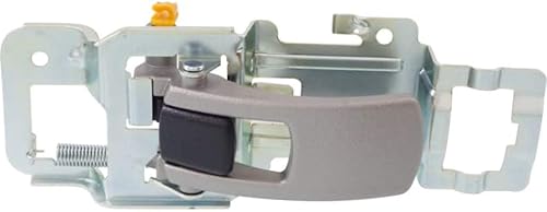 KarParts360 Manija de puerta interior para Chevy Equinox 2005 2006 2007 lado del conductor delantero beige  con botón de bloqueo de puerta  Recorte