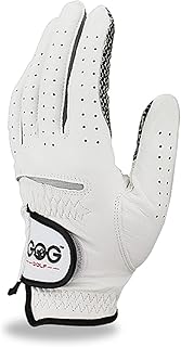 Pack 1 Pcs Golf Gloves Men's Left Right Hand Soft Breathable Pure Sheepskin With Anti-slip Granules Golf Gloves Golf Men golf glove (Color : Worn on Left Hand, Size : 25 Large)