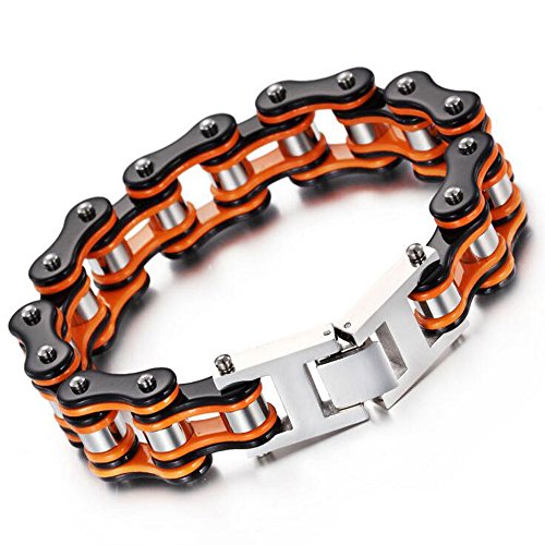 Bague de vélo et moto pour hommes en acier qui résiste à la rouille