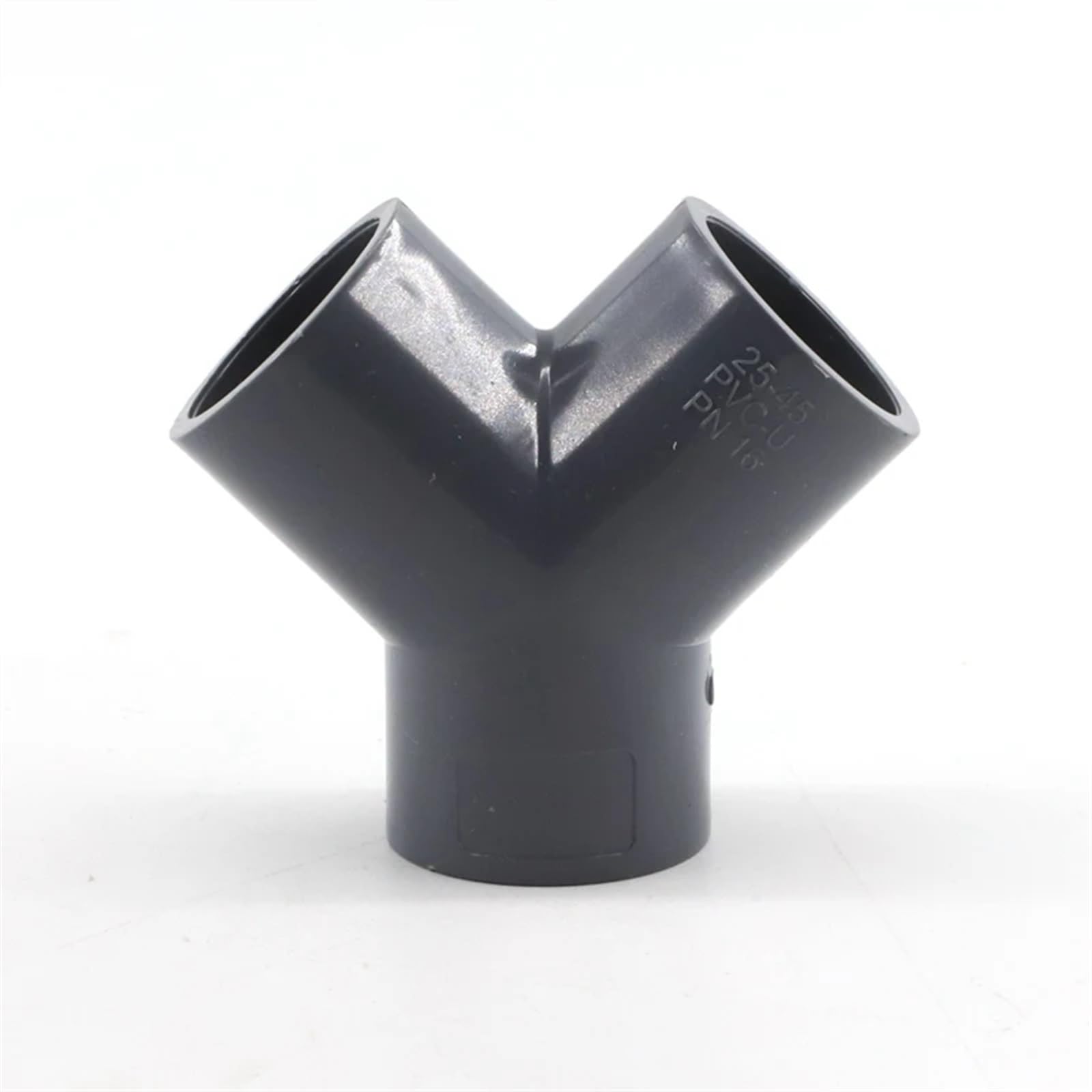 Łączniki rurowe z PVC, Szare łączniki rurowe PCV Proste kolanko Trójnik krzyżowy 3 4 5 6-kierunkowe złącza 20 mm 25 32(Grey Y Type Tee,32MM-5PC)