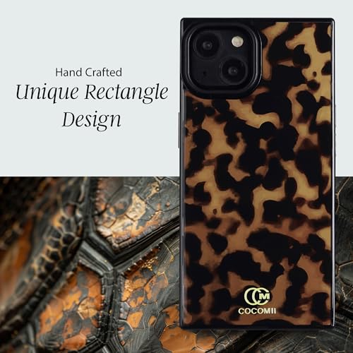 Image of COCOMII Rectangle for iPhone 15 Case, Chestnut Tortoiseshell