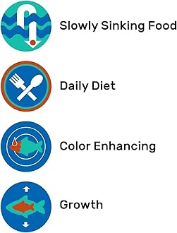 Hikari Tropical Semi-Floating Micro Pellets Fish Food, 0.77 Oz (22g) | Pack of 2