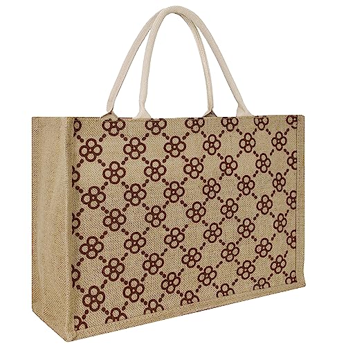 Image of Hibala Woven Large Beach Bag Straw Beach Tote Handmade Weaving Shoulder Tassel Bag Handbag