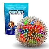 Gifton - Stress Relief Ball Spiky Water Beads - Novelty DNA Sensory Squeeze Soft Fingers Wrist Exercise Ball for Anxiety Autism Bad Habits - Gift for Adults Men Women - Christmas Stocking Filler - Image 1