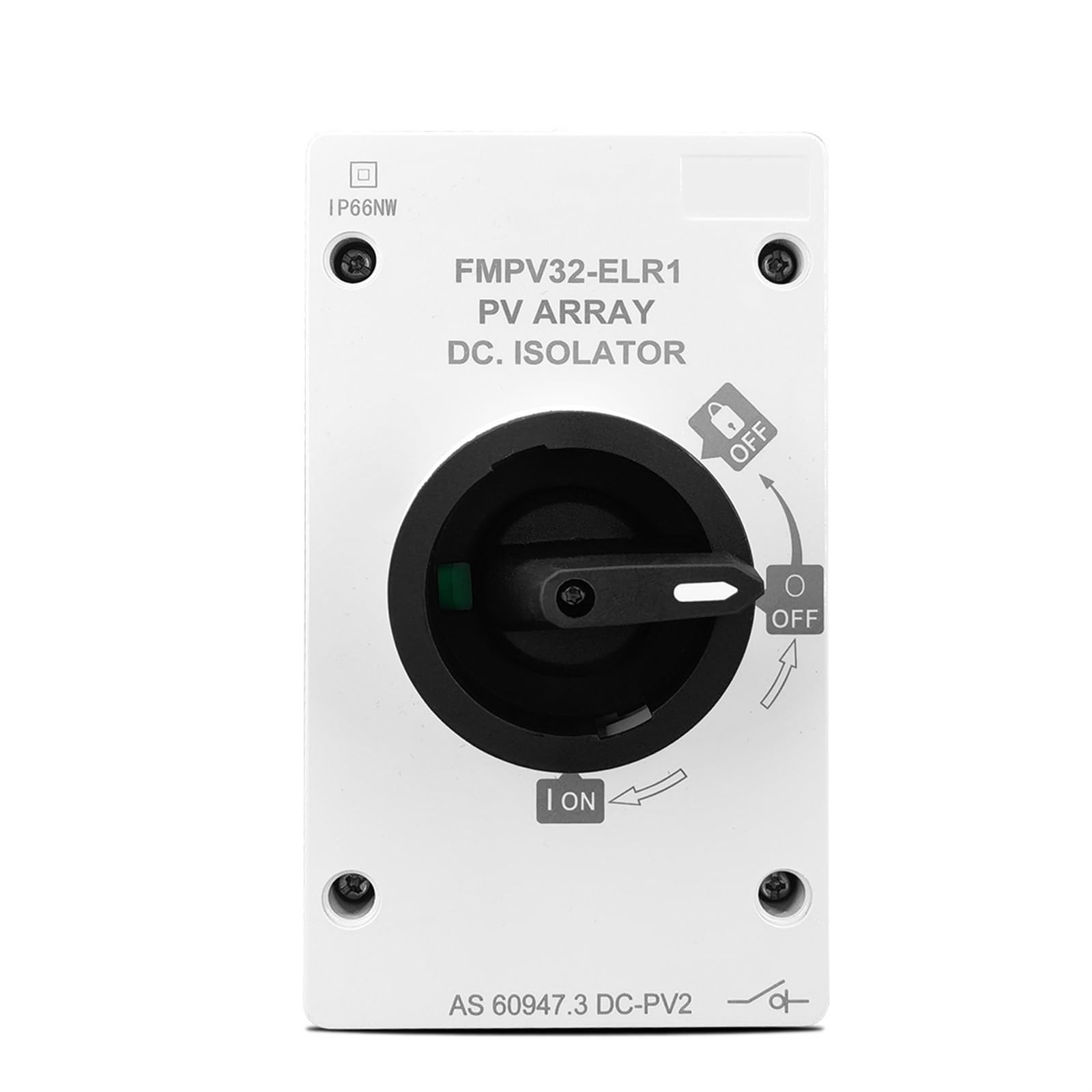 NVSFZGIYG PV DC 1200V 32A M25 Threaded Holes IP66 Waterproof Solar Rotating Isolator Rotary Switch Disconnector Photovoltaic Outdoor