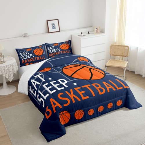 Image of Feelyou Basketball Bedding Set Full Size for Kids