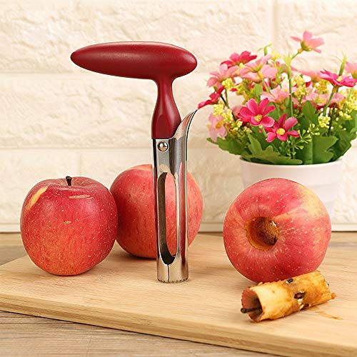 Akiro Apple Corer, Stainless Steel Kitchen Gadget Tool Fruit Seeder Core Remover Fruit Vegetable Tools Apple Pear Corer Easy Twist Fruits Tools Core Seed Remover #TOP2