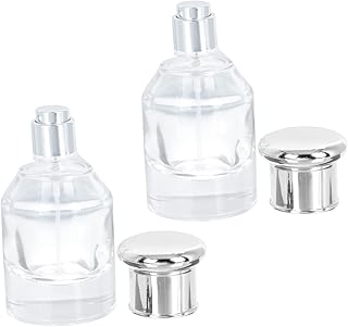 Baluue 2pcs Perfume Spray Bottle Makeup Travel Containers Perfume Sprayer Container Cosmetic Travel Containers Cosmetics S...