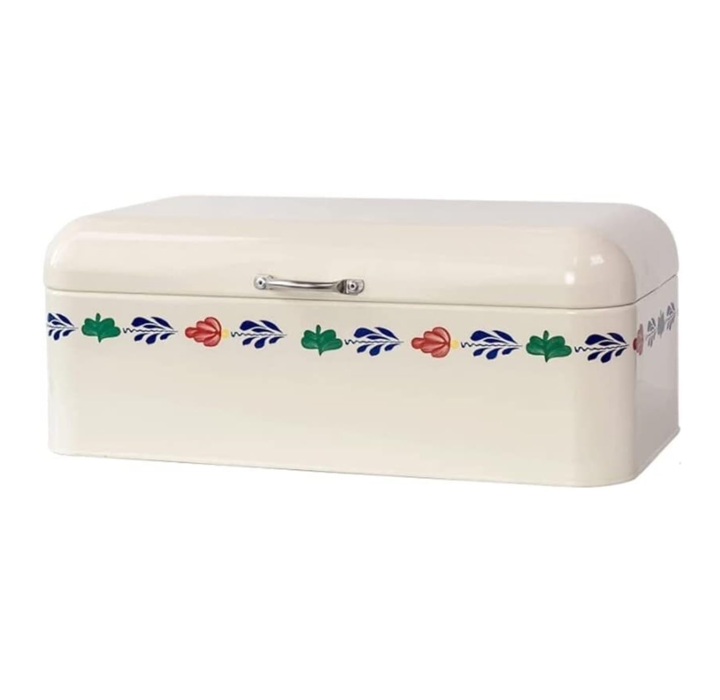 GOOPEEG Bread Bin, Pastries Metal Bread Box Retro Rustic Counter Bin Farmhouse Storage Decor Storage Bin for Fresh Loaves