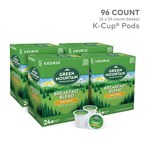 Green Mountain Coffee Roasters Breakfast Blend Single-Serve Keurig K-Cup Pods, Light Roast Coffee, 24 Count (Pack Of 4) #TOP1