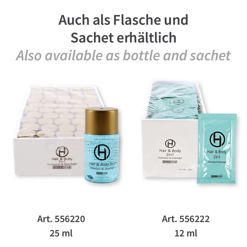 250 Stück, Hotelkosmetik, FRANZ MENSCH, 30 ml, hellblau, Shampoo & Duschgel | Hair & Body 2in1, Tube, 10,5x4cm, Einwegkosmetik, Einmalkosmetik, hotel amenities, Hotel, Gäste, Reise