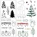 Produktbild ESHOWEE Silikonstempel Set Weihnachten & Stanzschablonen Weihnachten mit Weihnachtsbaum,Clear Stamps Christmas & Prägeschablone Weihnachten für Weihnachtsgrußkarten, Scrapbooking und Papierhandwerk
