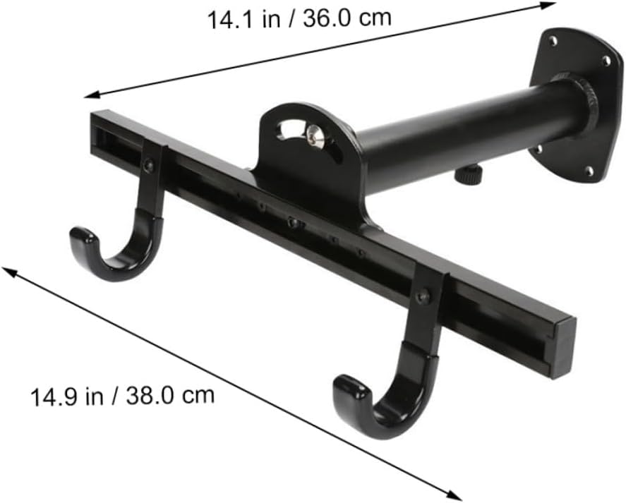 Adjustable Bike Wall Hanger Rack for Garage Vertical Bike Storage Rack for Mountain Road Folding Space-saving Wall Mount Holder for Indoor Display and Organization