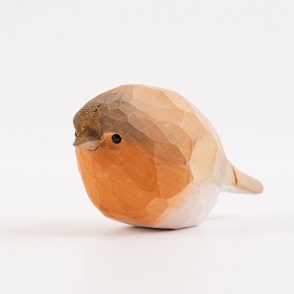 Gros ornements en bois oiseau statues de salon et décoration de bureau