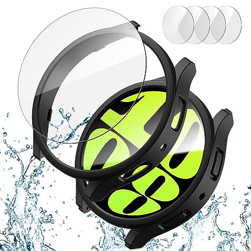 Protection Galaxy Watch 6 40mm anti-rayures : pack 4 verres et 2 coques JZK