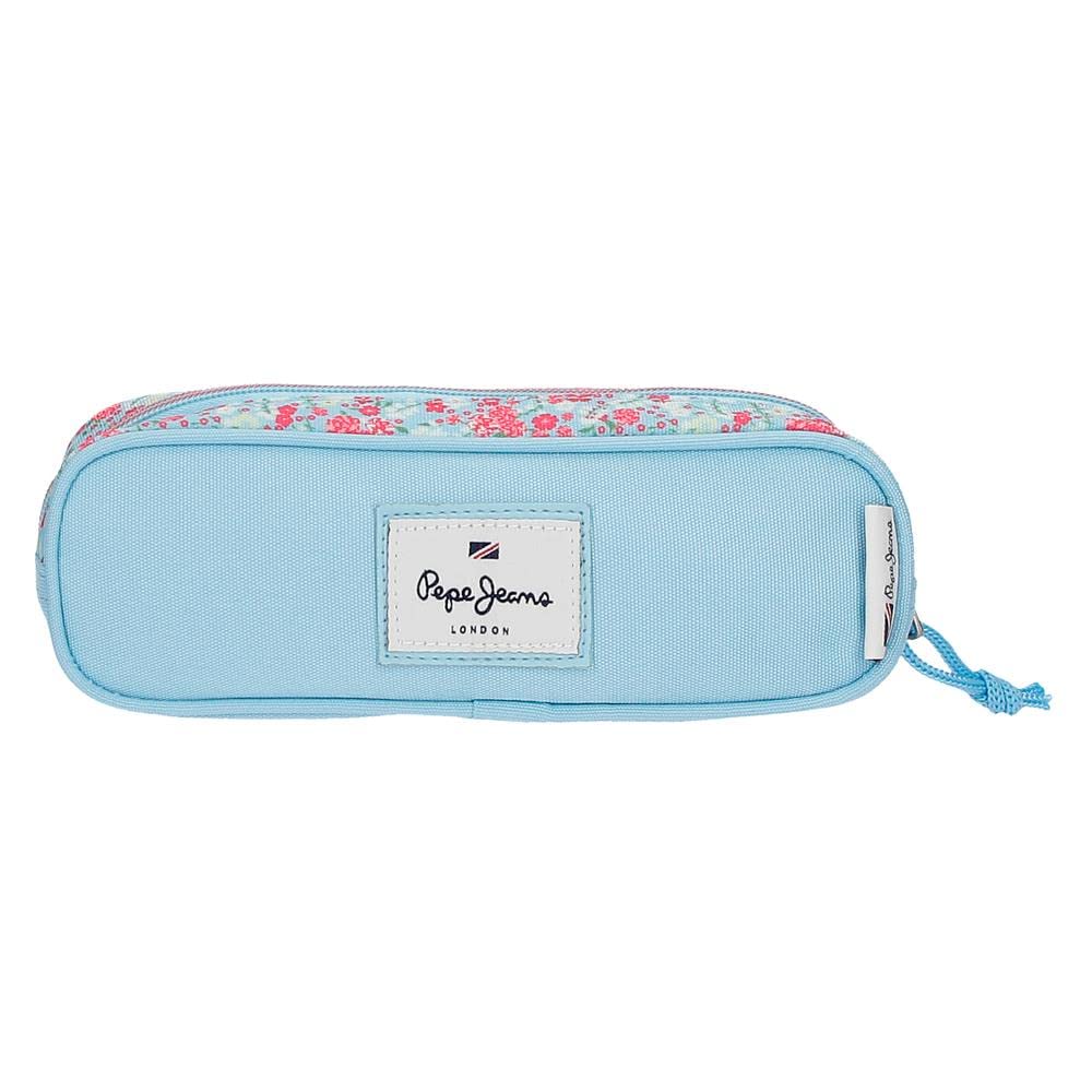 Pepe Jeans Aide Pencil Case Multicolor 22x7x3 cms Polyester, Colourful, Estuche - Image 3