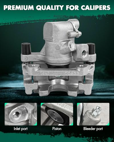 Image of SCITOO 19B6284B Rear Left Disc Brake Caliper Assembly w /Bracket for Ford for EcoSport 2018-2020,for Ford for Focus 2012-2018