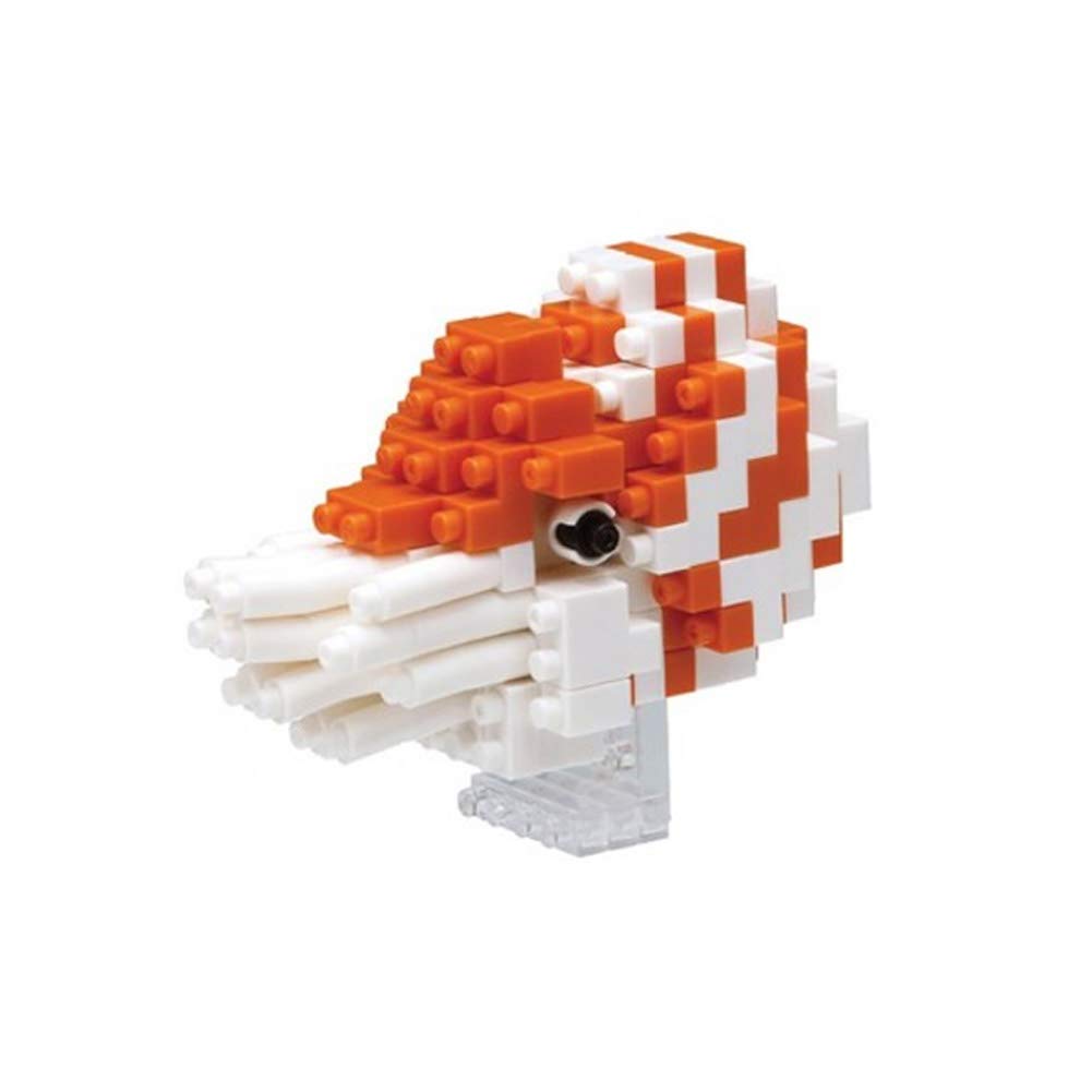 Nanoblock NBC_192 Nautilus Micro Sized Building Blocks packaging and contents