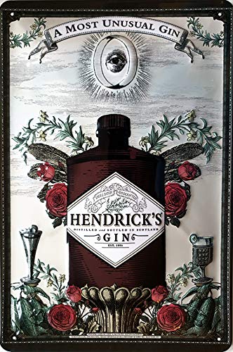Preisvergleich Produktbild Hendricks Blechschild