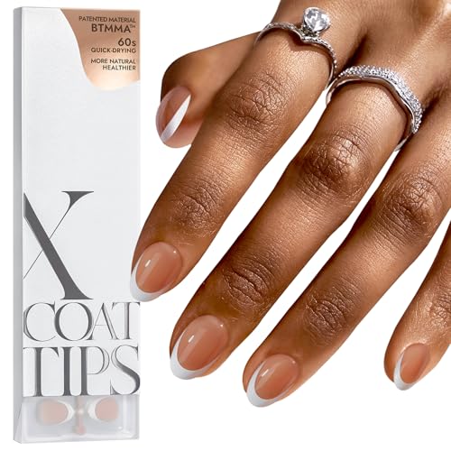 BTArtboxnails French Gel Nail Tips - French Tip Press on