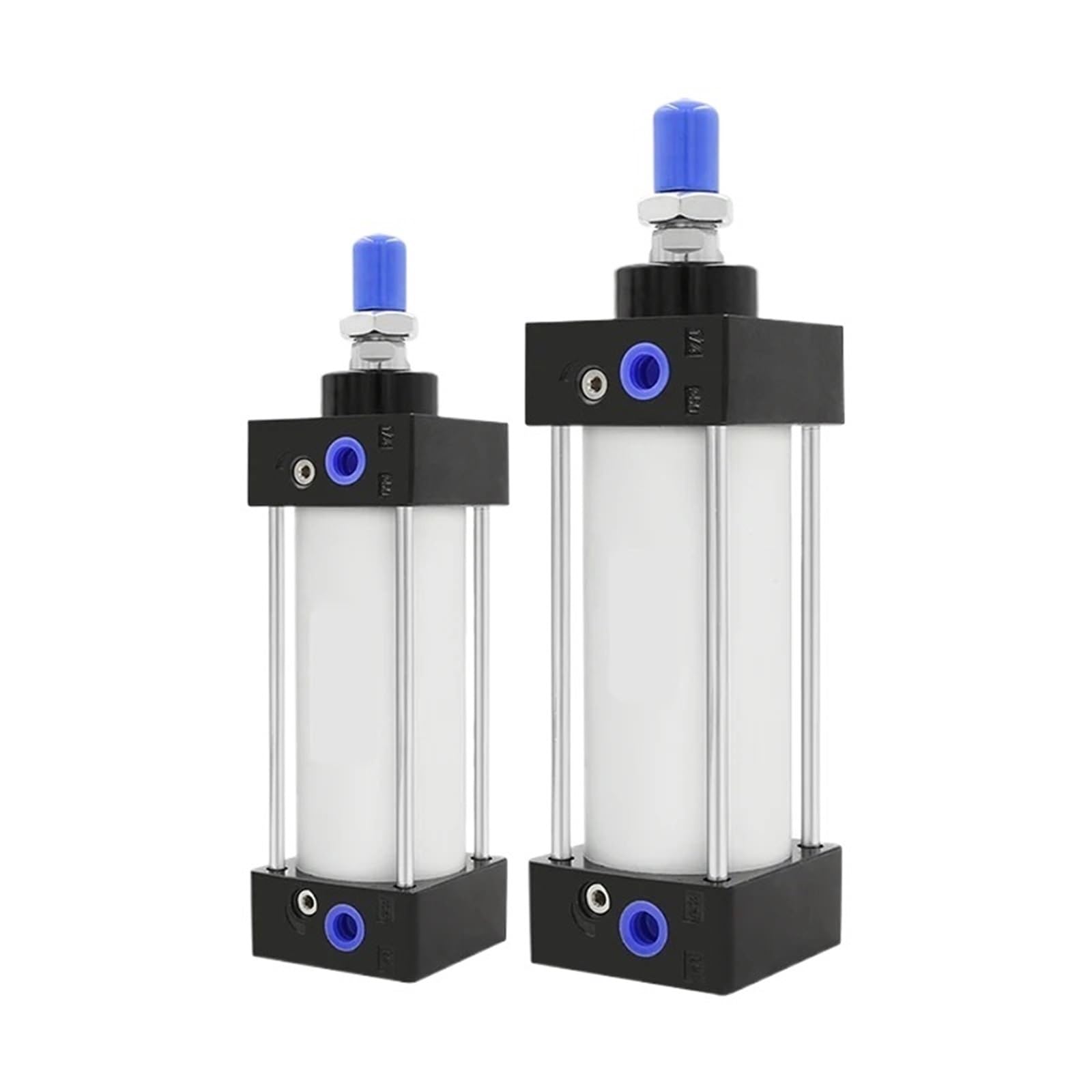 Vérin pneumatique SC standard avec alésage 32mm à 100mm et course robuste
