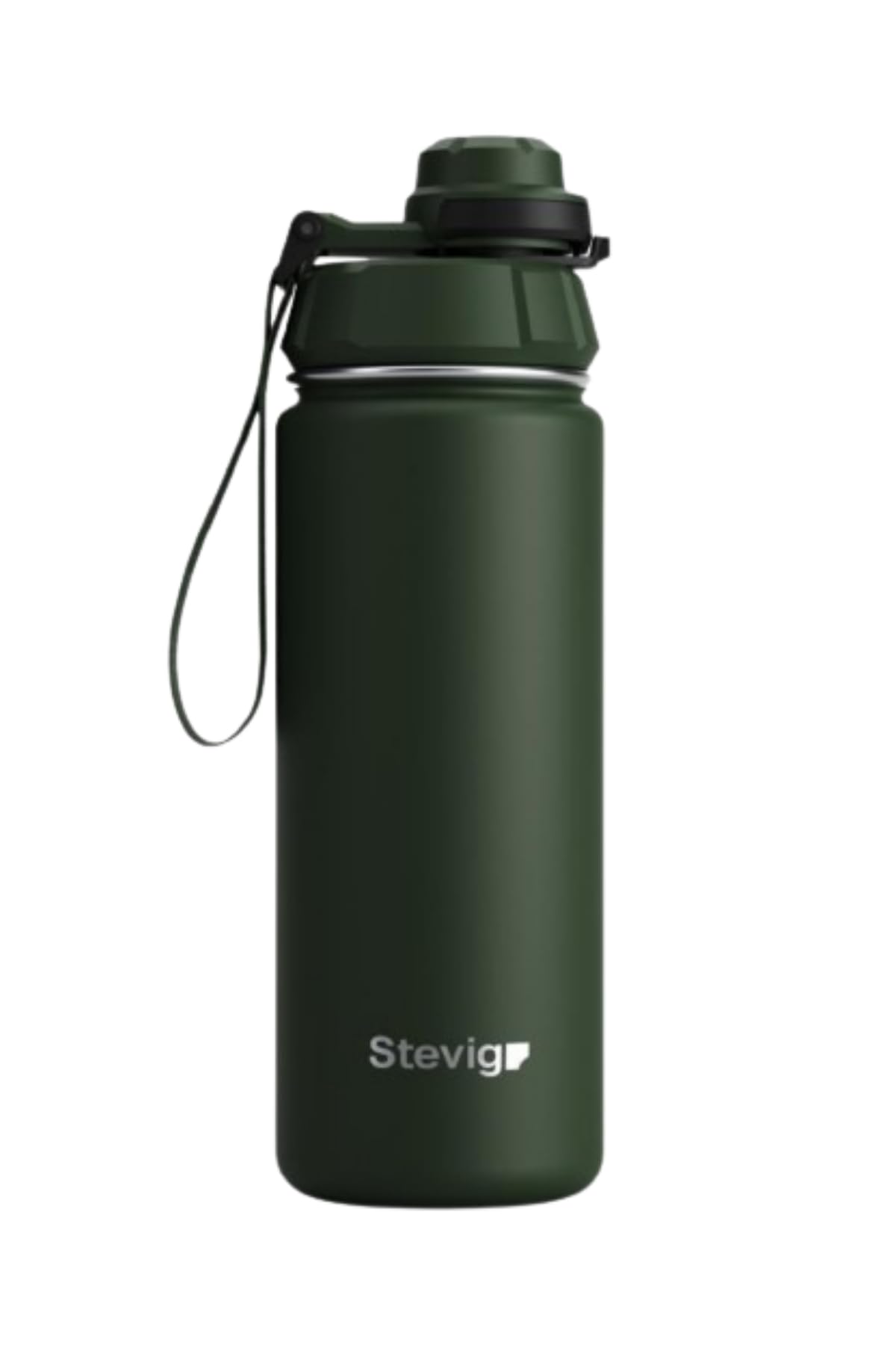 1 Hand Leak-Proof Sızdırmaz Çelik Termos 500 Ml Green ST-208